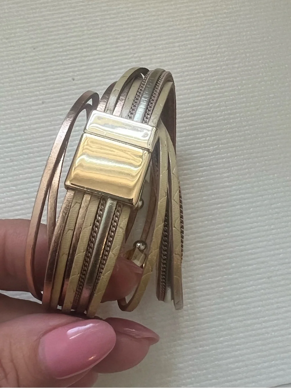 2 Bracelets with Magnetic Clasps- Women Jewelry